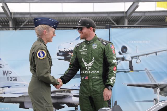 View Conor Daly Indy 500 U.S. Air Force Car Unveil - April 23, 2019 Photos