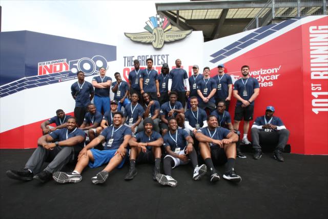 View Indianapolis Colts Rookie Class visit the Indianapolis Motor Speedway - May 17, 2017 Photos