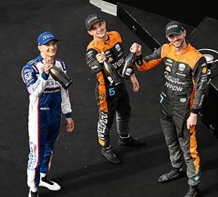 Arrow McLaren Strides into Elite with Powerful Day at IMS