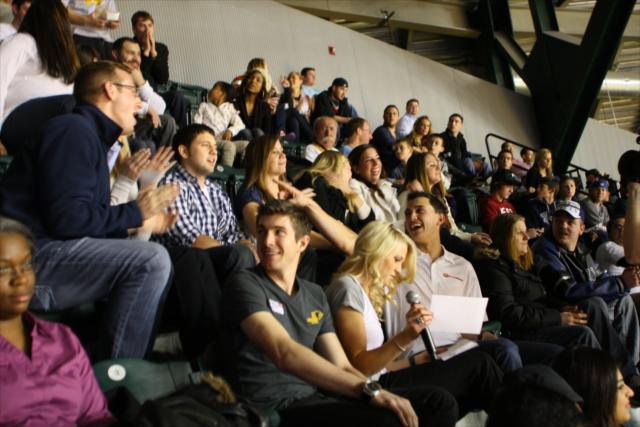 View INDYCAR Night at the Indiana Pacers Game Photos
