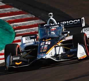 Herta Hustles To Top of Quick Laguna Seca Practice