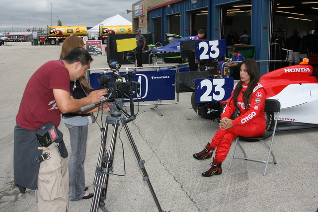 View PEAK Antifreeze & Motor Oil Indy 300 - Set Up Day Photos