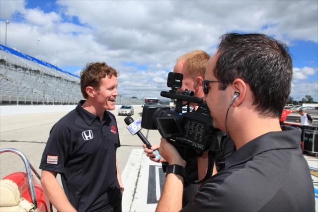 View 9/10/10 - IZOD Indy Car Schedule Announcement - Milwaukee Mile Photos