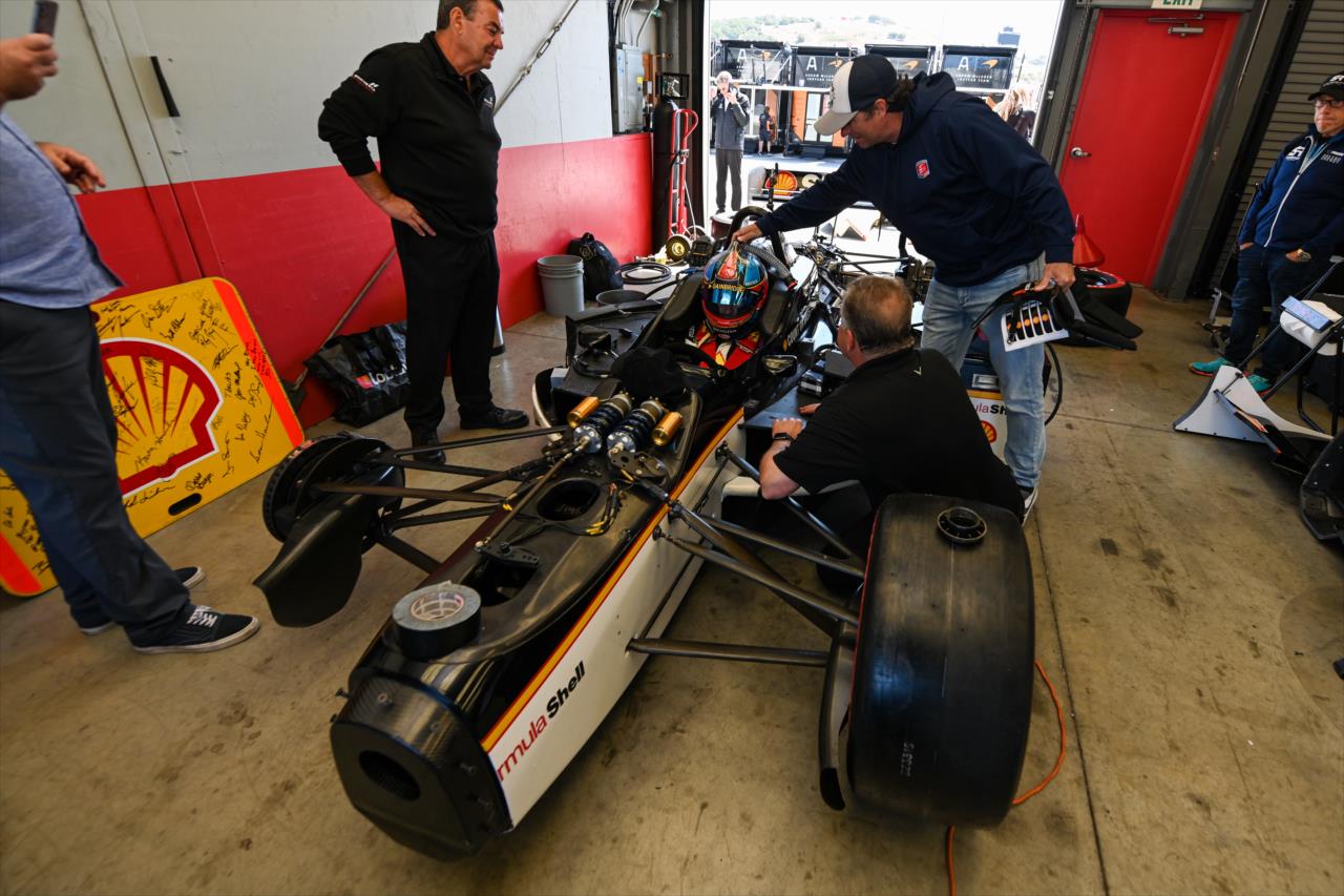 View Bryan and Colton Herta, Team Rahal, Reynard 98I Ford/Cosworth Track Laps - Wednesday, September 6, 2023 Photos